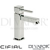 Cifial 32400QQ U Mini Square Square Mono Basin Mixer Tap Spare Parts